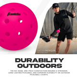 Franklin X-40 Outdoor 100 Pack Box Pickleballs - Pink