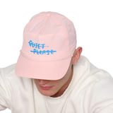Rallee Quiet Please UltraLight One Size Fits Most Tennis Cap - Pale Pink