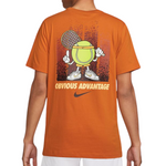 Nike Court Men's Tennis T-Shirt - Campfire Orange