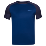 Babolat Play Crew Neck Boy Tee - Estate Blue
