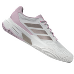 Adidas Courtjam Control 3 Women Tennis Shoes - White/Silver Metallic/Lucid Pink