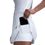 Nike Victory Womens Dri-FIT Short Flouncy Tennis Skirt - White/Black