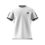 Adidas Club 3 Stripes Tee white/black