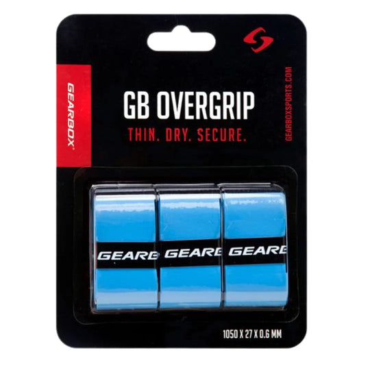 Gearbox Paddle Overgrip 3 pack - Light Blue