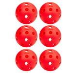 Penn 26 Indoor Pickleball 6 Pack - Hot Lava Red