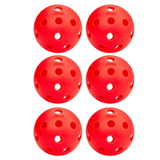 Penn 26 Indoor Pickleball 6 Pack - Hot Lava Red