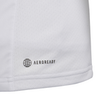 Adidas Girls Club Tee Tennis T-Shirt - White/Grey Two