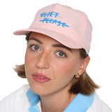 Rallee Quiet Please UltraLight One Size Fits Most Tennis Cap - Pale Pink