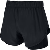Nike Womens Flex 2IN1 Short Woven - Black/White