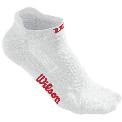 Wilson No Show Sock 3 Pack white
