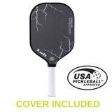 Luft Lightning Pickleball Paddle - Black Silver