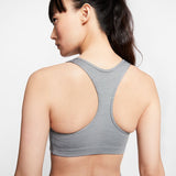 Nike DriFit Womens Swoosh Sports Bra - Smoke Grey/Heather/Black