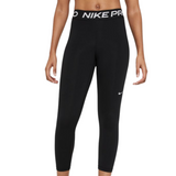 Nike Pro 365 Women Mid-Rise Crop Leggings - Black/White
