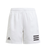 Adidas Boys Club 3 Stripe Shorts - White/Black