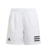 Adidas Boys Club 3 Stripe Shorts - White/Black