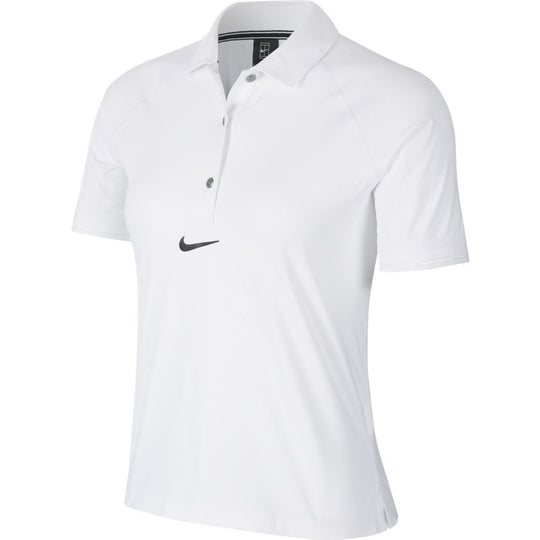 Nike Womens Court Polo - White/Black