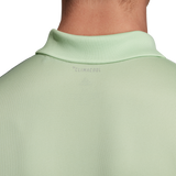 Adidas Club 3 Stripe Polo - Glow Green/Grey