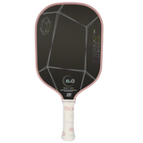 Six Zero Quartz 15mm Pickleball Paddle - Rose Pink