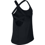 Nike Womens Dry Tank Elastika - Black/White