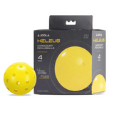 JOOLA Heleus Indoor/Outdoor Pickleballs 4 Pack - Yellow