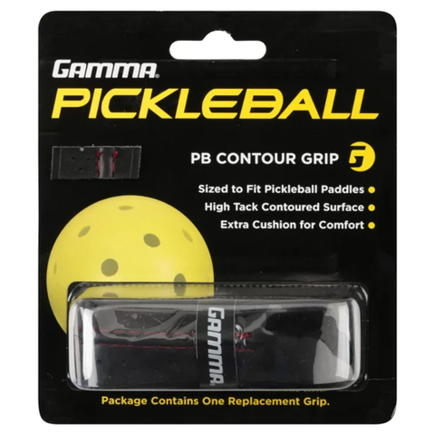 Gamma Contour Pickleball Replacement Grip - Black