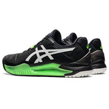 Asics Gel Resolution 8 - Black/Gecko Green