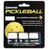 Gamma Pickleball Supreme Overgrip - 3 Pack - White