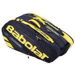 Babolat Pure Aero 12 Pack Racquet Bag 2021 - Yellow/Black