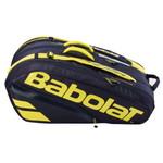 Babolat Pure Aero 12 Pack Racquet Bag 2021 - Yellow/Black